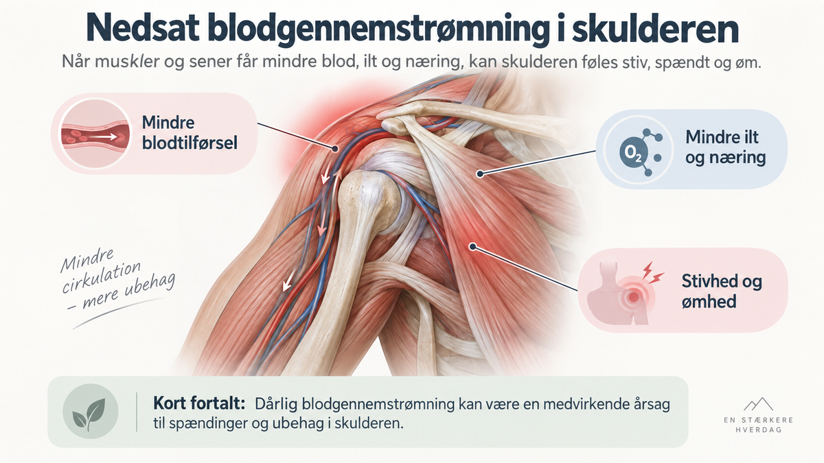 Illustration — varme + kompression + massage når det dybe væv